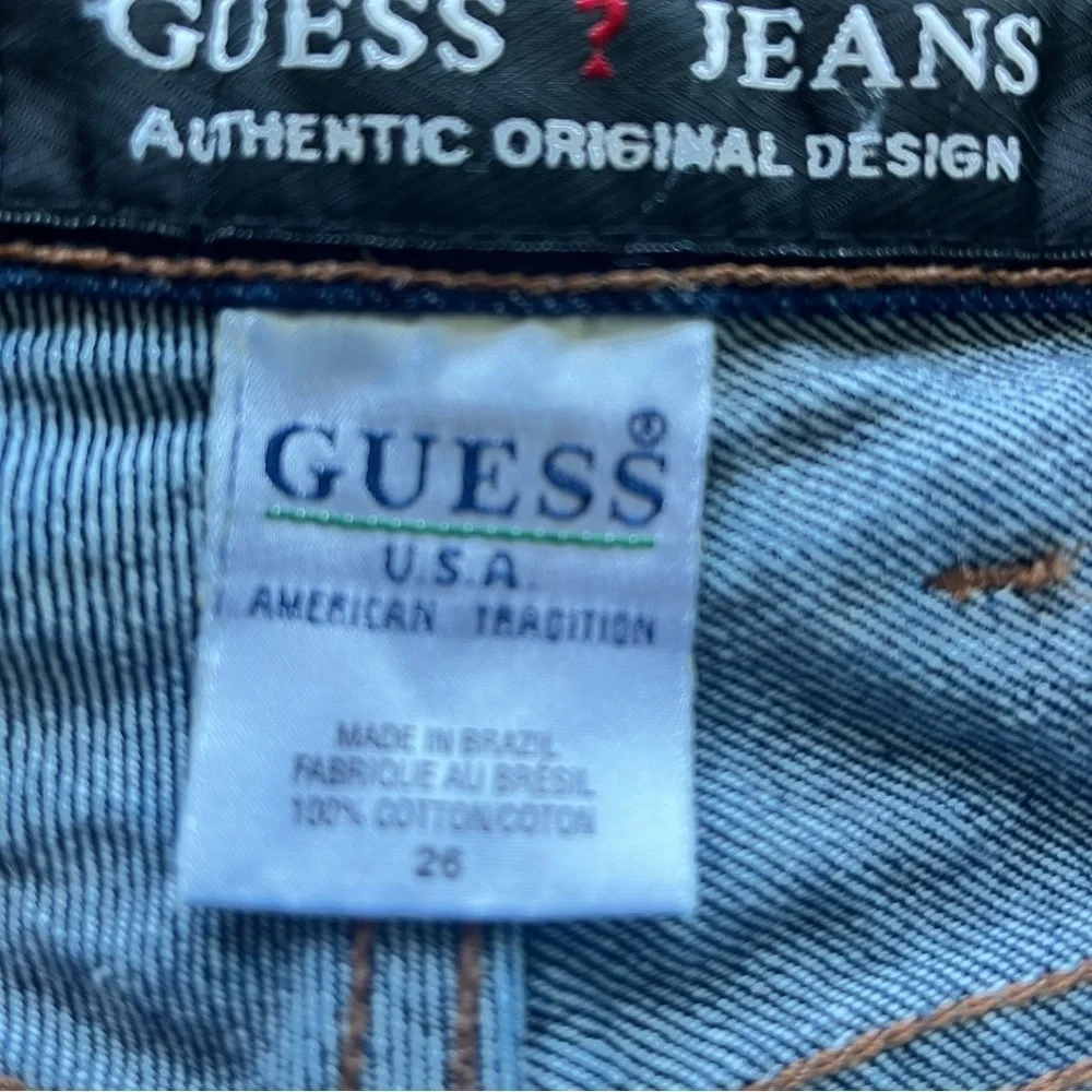 Guess straight leg jeans 100% cotton dark wash - Picture 9 of 10